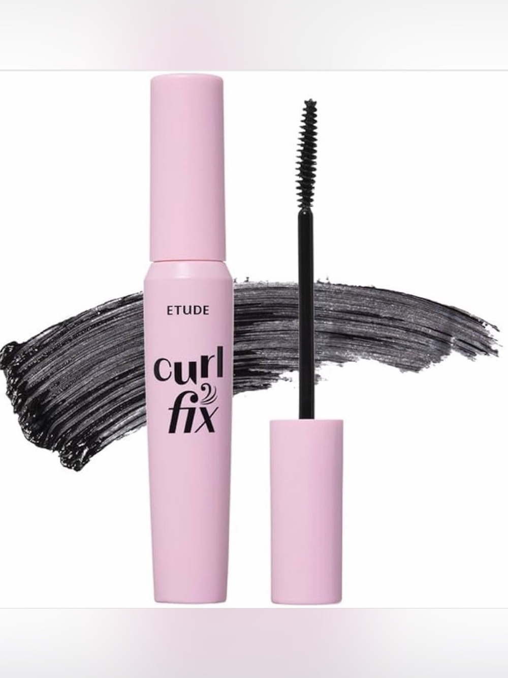 ETUDE Curl Fix Mascara, Lash Strong Curl Up/Waterproof/Light-Weight in Black